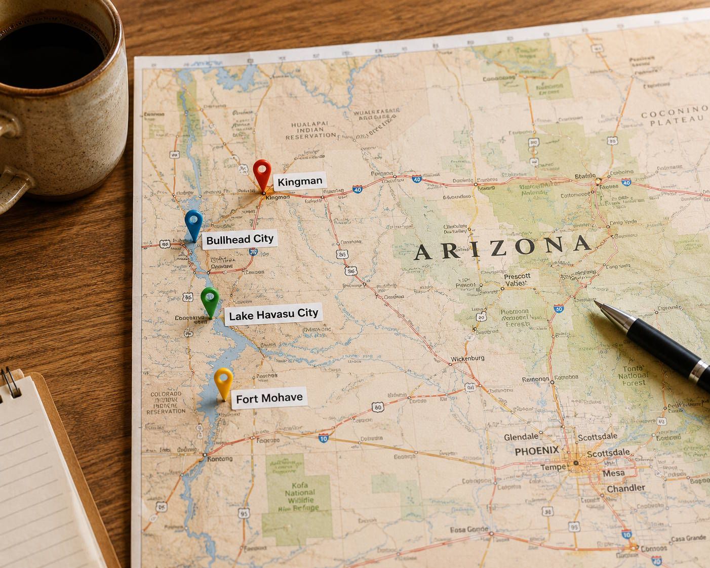 Location pages for each city you serve