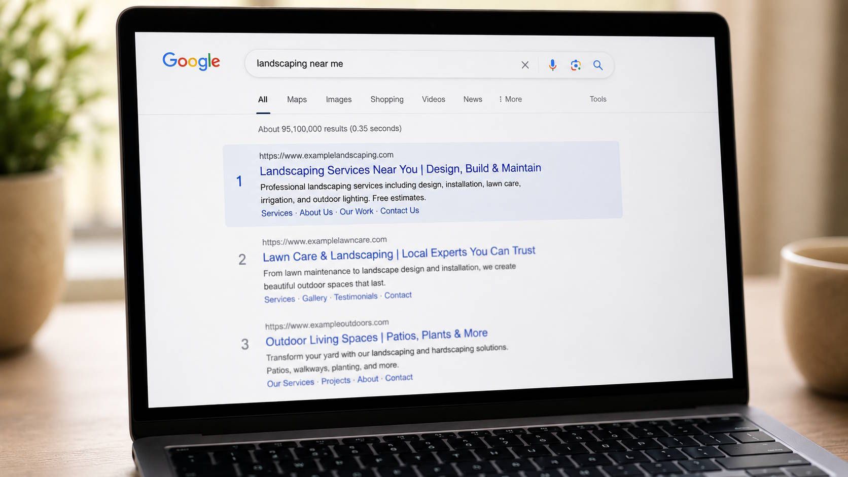 Local search rankings