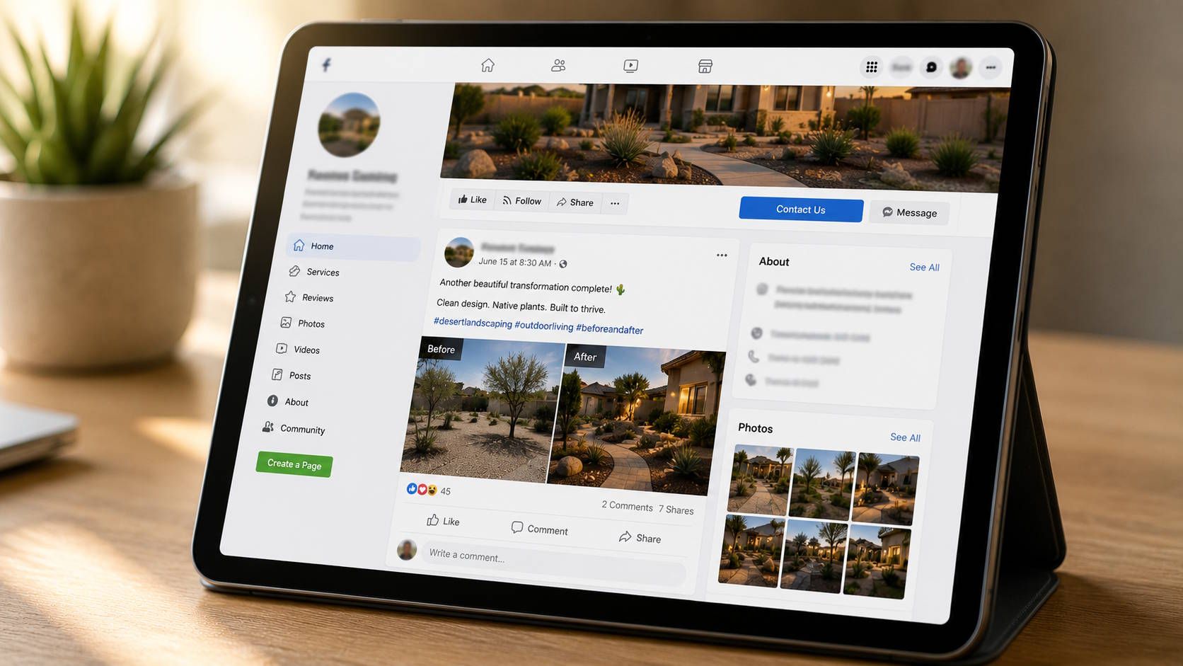 Facebook and Instagram management